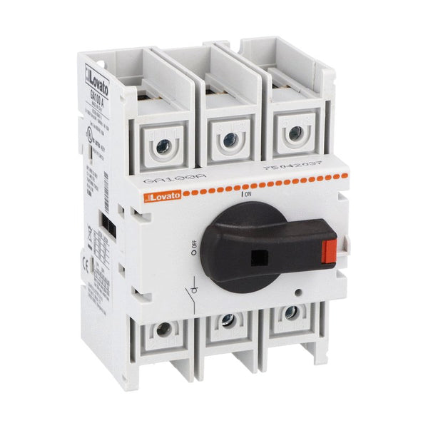 Lovato GA100A 3P DISC 100A DIRECT OPERATION EXTENSIBLE