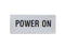 Lovato LPXAGB225 LABEL 'POWER ON' FOR LPXAU100 & LPFXAU100... LEGEND HOLDER