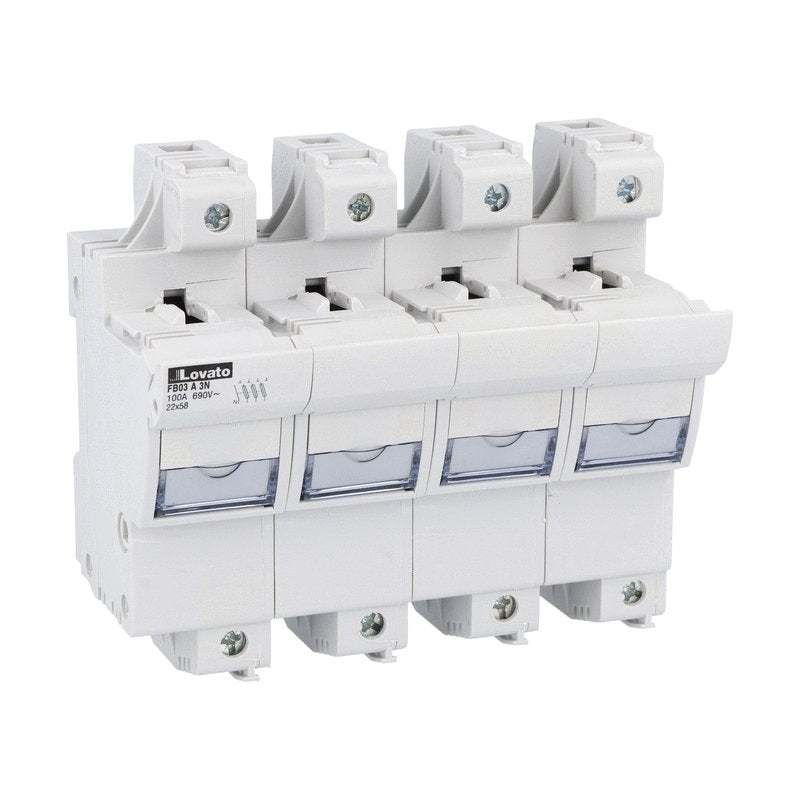 Lovato FB03A3N FUSE HOLDER 3P+N 22X58
