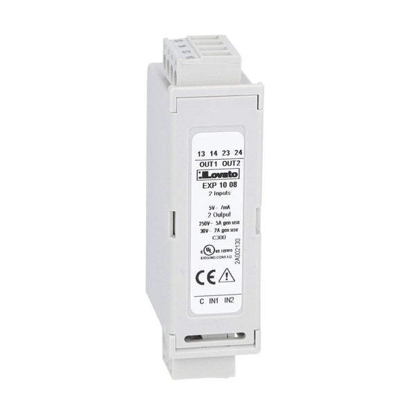 Lovato EXP1008 EXP MOD 2 DIGITAL INPUTS AND 2 RELAY OUTPUTS
