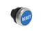 Lovato LPCB1196 P.B. FLUSH PLASTIC MOMENT. W/'RESET' BLUE