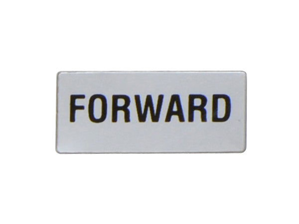 Lovato LPXAGB227 LABEL 'FORWARD' FOR LPXAU100 & LPFXAU100... LEGEND HOLDER