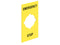 Lovato LPXAU110 YELLOW ADHESIVE LABEL-EMERGENCY STOP