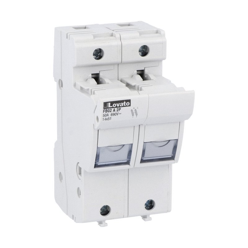 Lovato FB02A2P FUSE HOLDER 14X51 2P 690VAC 50A