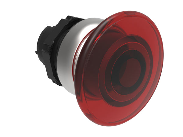 Lovato LPCBL6144 ILLUM. MUSHROOM PLASTIC MOMENT. 40mm RED