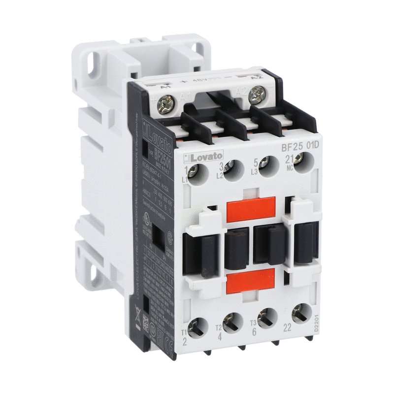 Lovato BF2501D125 3P CONTACTOR 25A 1NC 125V DC COIL