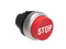 Lovato LPCB2134 P.B. EXT. PLASTIC MOMENT. W/'STOP' RED