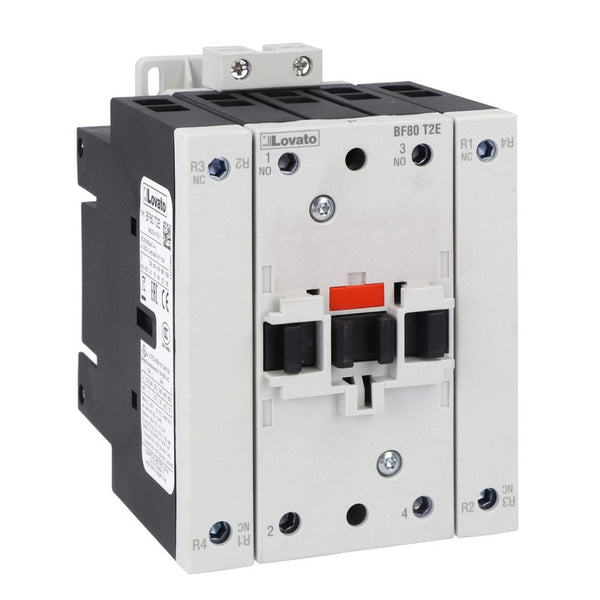 Lovato BF80T2E230 4P CONTACTOR 115A 2NO+2NC 100...250V AC/DC COIL