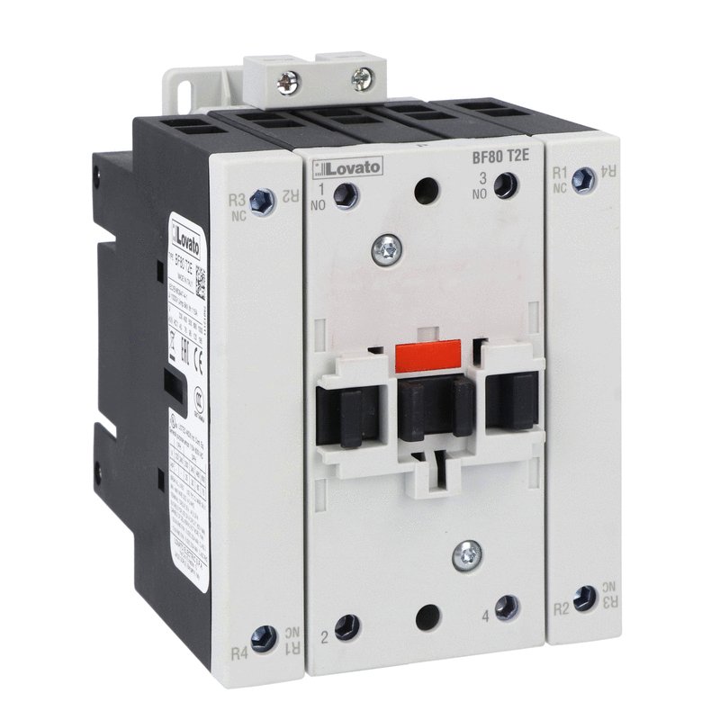 Lovato BF80T2E230 4P CONTACTOR 115A 2NO+2NC 100...250V AC/DC COIL