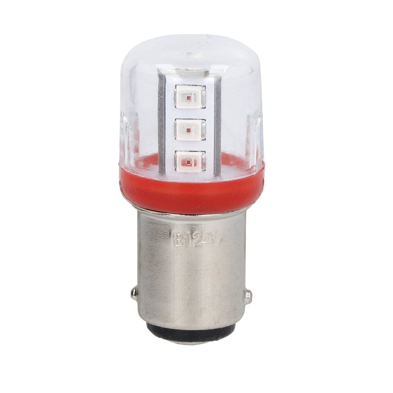 Lovato 8LT7ALLB4 LED BULB BA15d SOCKET 24VAC/DC RED