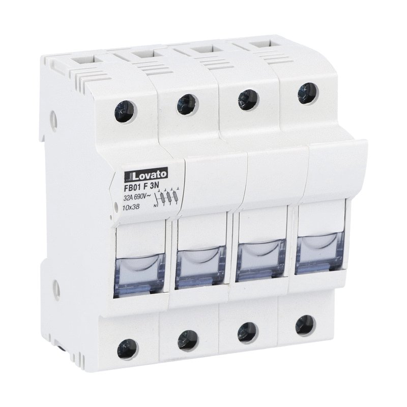 Lovato FB01F3N FUSE HOLDER 3P+N 10X38