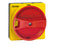 Lovato GAX61 RED/YELLOW PADLOCKABLE HANDLE SCREW FIXING NEMA4X
