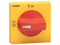 Lovato GAX632 RED/YELLOW PADLOCKABLE HANDLE LOW PROFILE RING FIXING NEMA4X