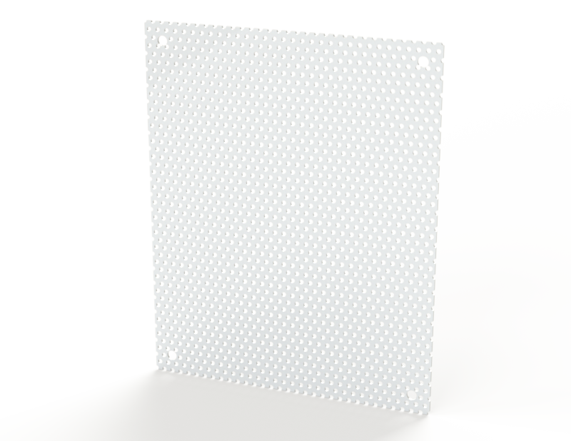 Saginaw SCE-12N10MPP Subpanel, Flat Perforated