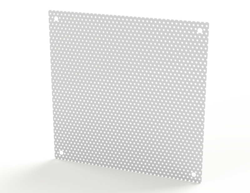 Saginaw SCE-12N12MPP Subpanel, Flat Perforated