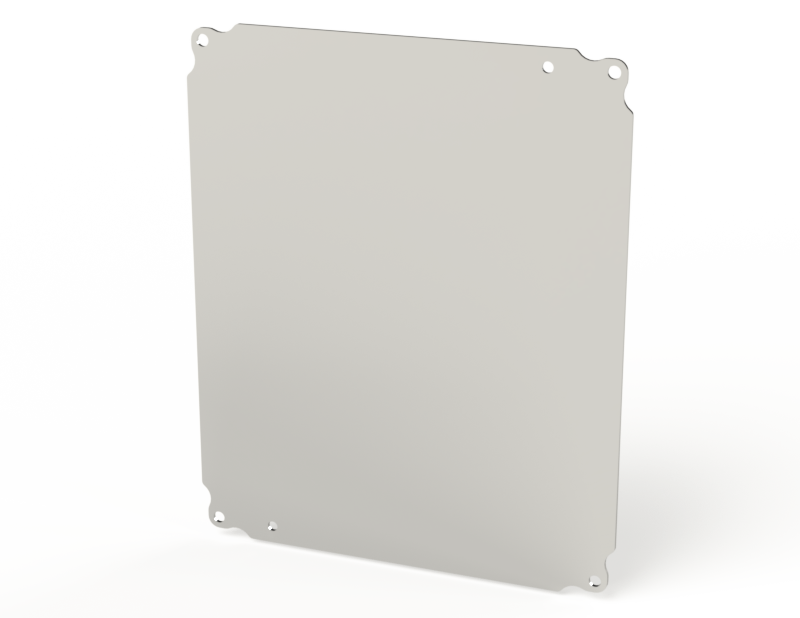 Saginaw SCE-12P10AL Subpanel, Flat Aluminum