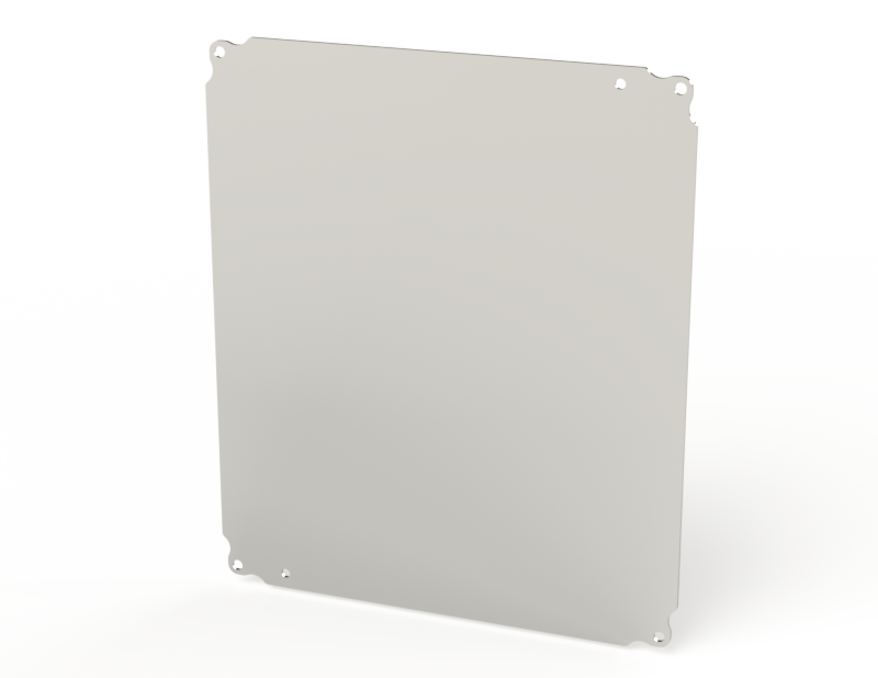 Saginaw SCE-14P12AL Subpanel, Flat Aluminum
