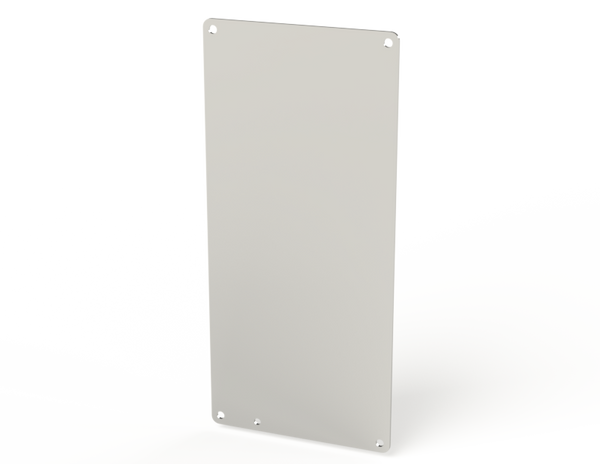Saginaw SCE-14P8AL Subpanel, Flat Aluminum