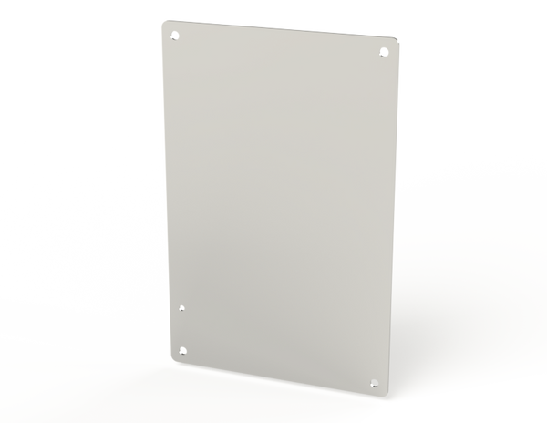 Saginaw SCE-16P10AL Subpanel, Flat Aluminum