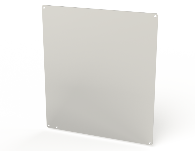 Saginaw SCE-18P16AL Subpanel, Flat Aluminum
