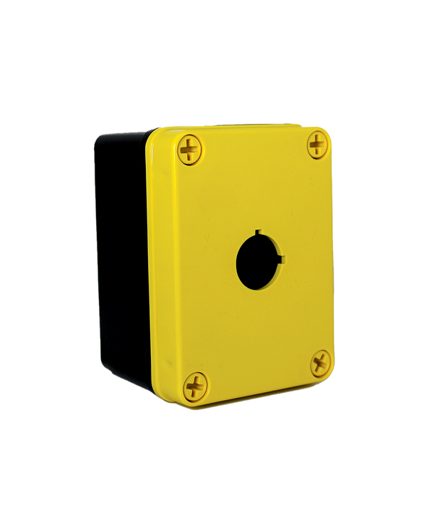 Saginaw SCE-1PBPCIYW Polycarbonate PB Enclosure Yellow