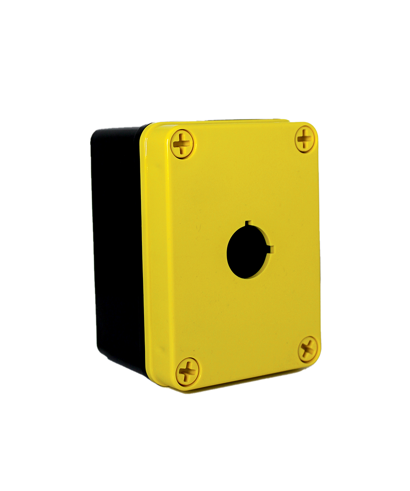 Saginaw SCE-1PBPCIYW Polycarbonate PB Enclosure Yellow