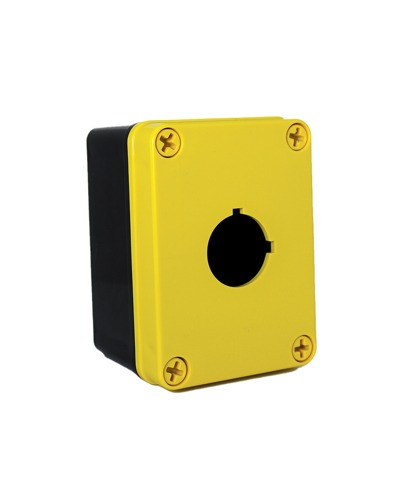 Saginaw SCE-1PBPCYW Polycarbonate PB Enclosure Yellow