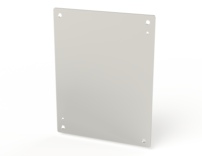 Saginaw SCE-20P16AL Subpanel, Flat Aluminum