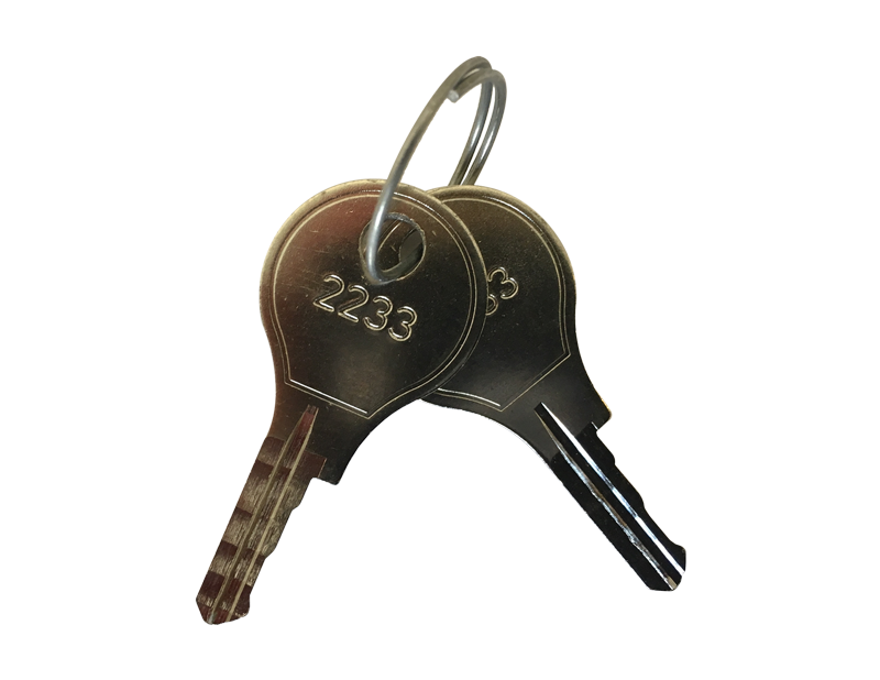 Saginaw SCE-2233X Key (Set of 2) Replacement For Mini 1/4-Turn