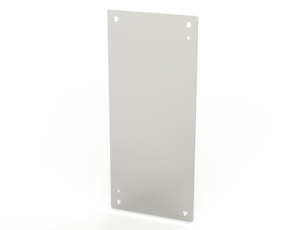 Saginaw SCE-24P12AL Subpanel, Flat Aluminum