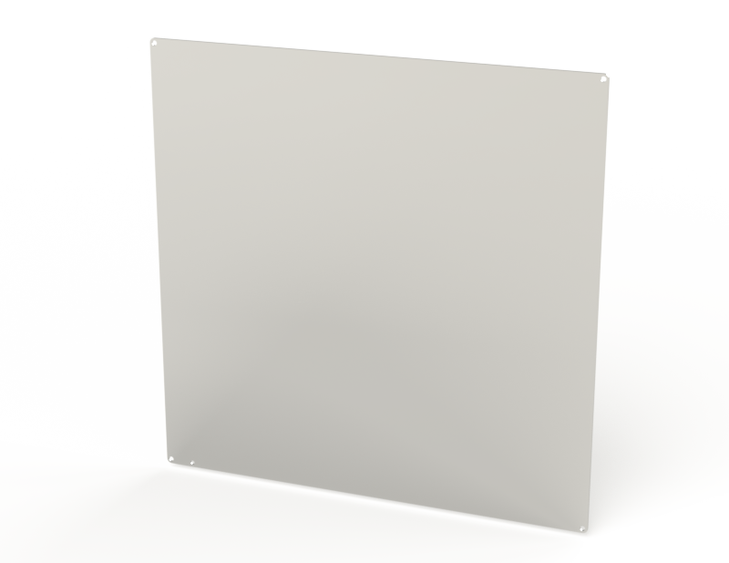 Saginaw SCE-24P24PCAL Subpanel, Flat Aluminum