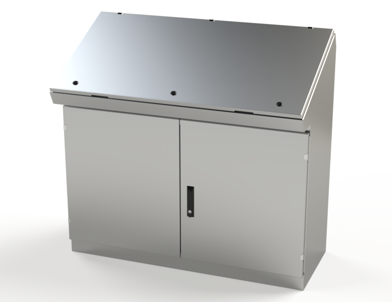 Saginaw SCE-464919SDCSS6 S.S. Console, Single Access Two Door