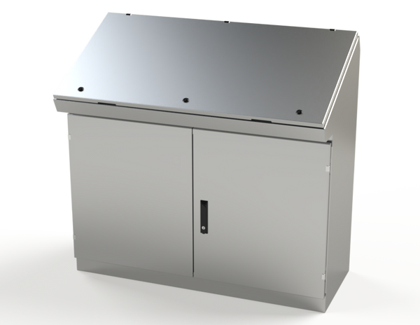 Saginaw SCE-464919SDCSS S.S. Console, Single Access Two Door