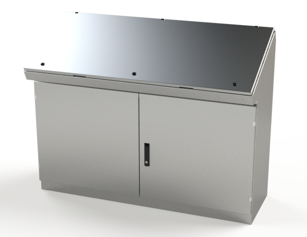 Saginaw SCE-466019SDCSS S.S. Console, Single Access Two Door