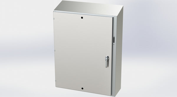 Saginaw SCE-48XEL3712SSST S.S. XEL Sloping Top Enclosure