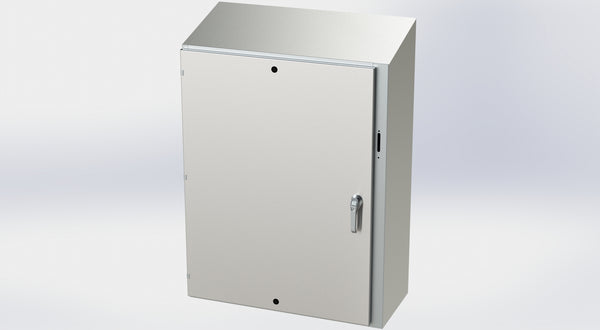 Saginaw SCE-48XEL3716SSST S.S. XEL Sloping Top Enclosure