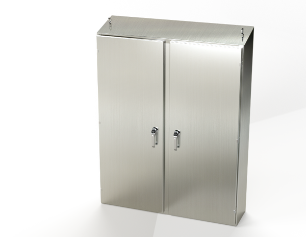 Saginaw SCE-60EL4812SSST S.S. 2DR EL Sloping Top Enclosure