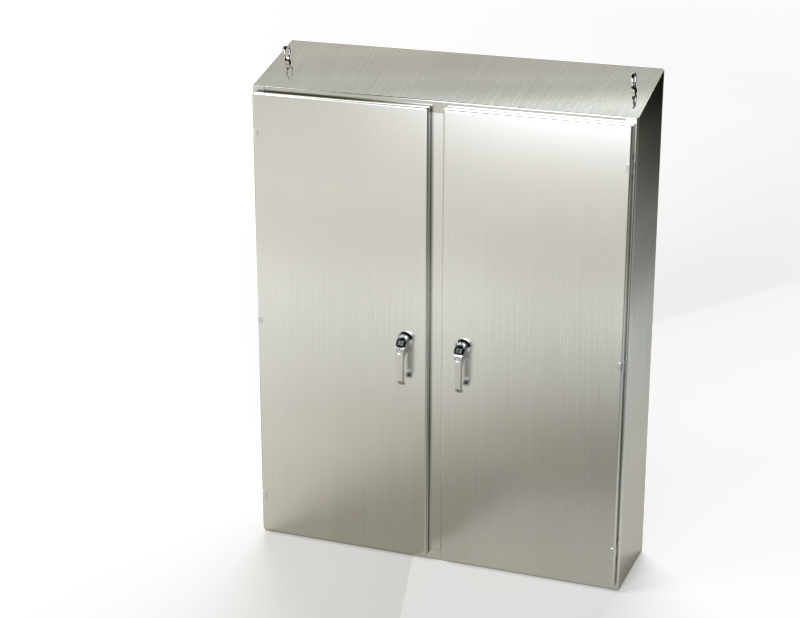 Saginaw SCE-60EL4812SSST S.S. 2DR EL Sloping Top Enclosure