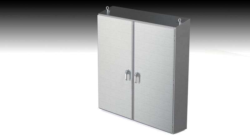 Saginaw SCE-60EL6012SS6ST S.S. 2DR EL Sloping Top Enclosure