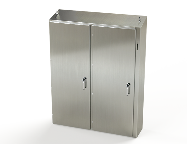 Saginaw SCE-60XEL4912SSST S.S. 2DR XEL Sloping Top Enclosure