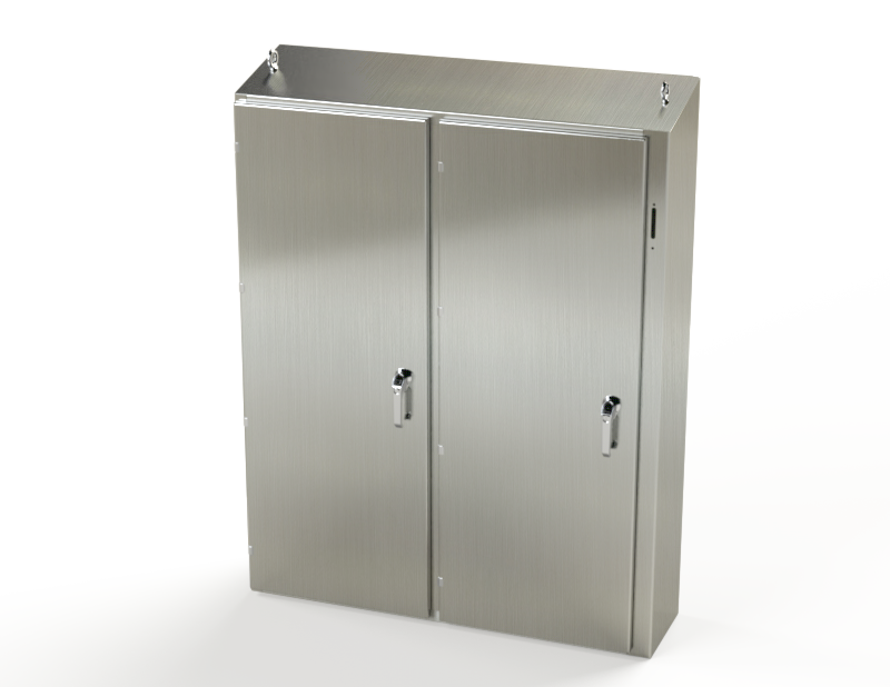 Saginaw SCE-60XEL4912SSST S.S. 2DR XEL Sloping Top Enclosure