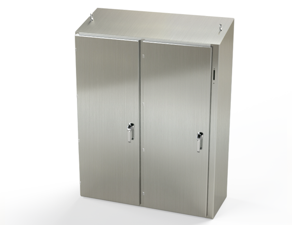 Saginaw SCE-60XEL4918SSST S.S. 2DR XEL Sloping Top Enclosure