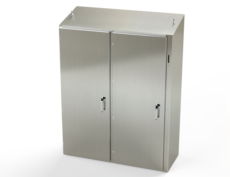 Saginaw SCE-60XEL4918SSST S.S. 2DR XEL Sloping Top Enclosure