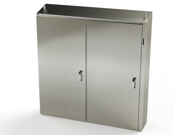 Saginaw SCE-60XEL6112SSST S.S. 2DR XEL Sloping Top Enclosure
