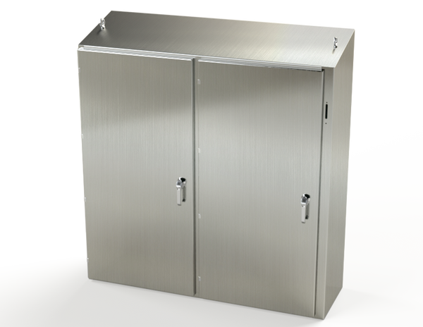 Saginaw SCE-60XEL6118SSST S.S. 2DR XEL Sloping Top Enclosure