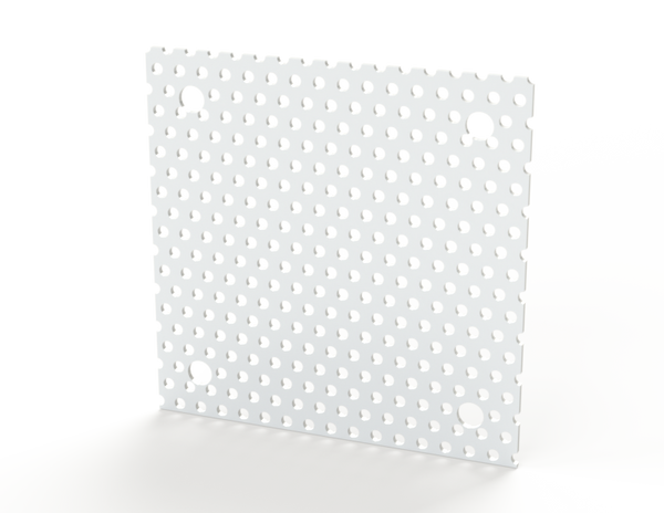 Saginaw SCE-6N6MPP Subpanel, Flat Perforated