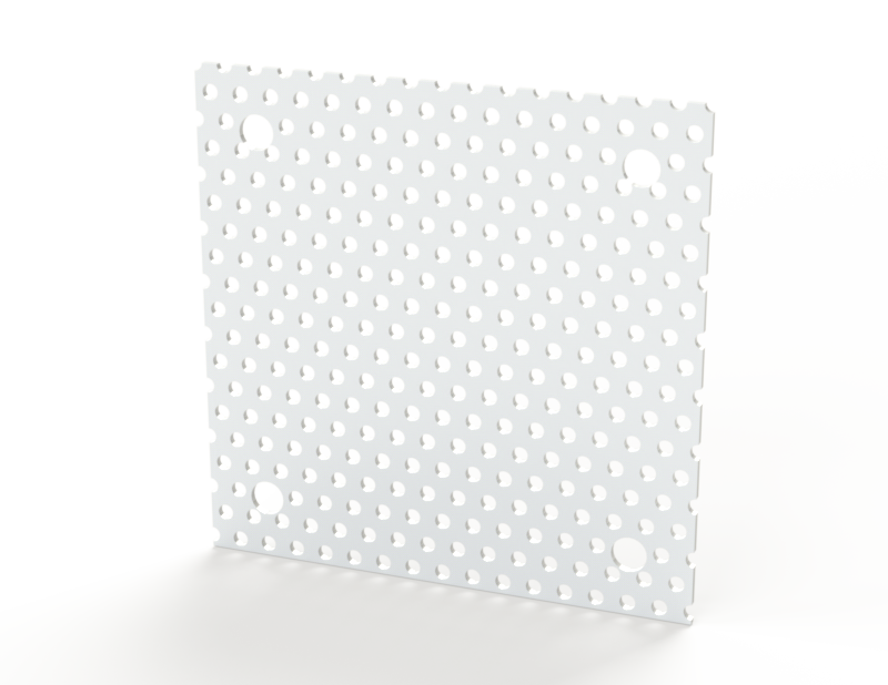 Saginaw SCE-6N6MPP Subpanel, Flat Perforated