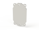Saginaw SCE-6P4AL Subpanel, Flat Aluminum