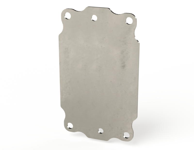Saginaw SCE-6P4GALV Subpanel, Flat Galvannealed