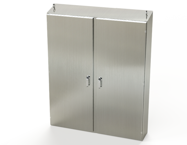 Saginaw SCE-72EL6012SSST S.S. 2DR EL Sloping Top Enclosure